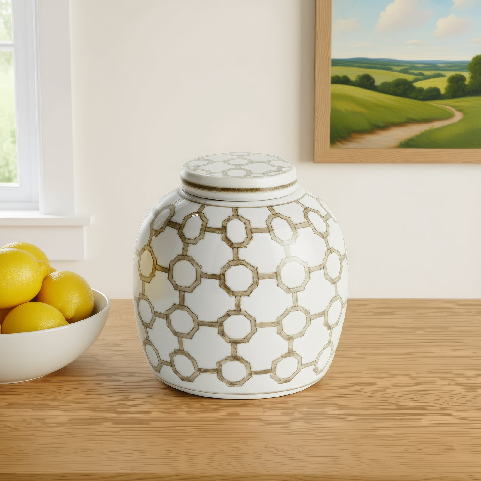 PROVINCE LINK LIDDED JAR