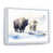 Cadre flottant blanc