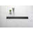 24 Inches Linear Shower Drain with Removable Quadrato Pattern Grate, 304 Stainless Shower Drain  Included Hair Strainer and Leveling Feet
