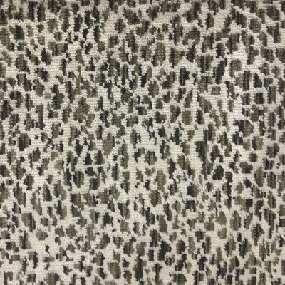 Animal Print Velvet on Linen Look | Lepard Fabric_LEPARD