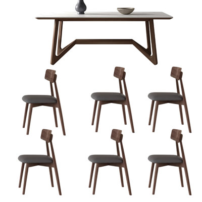 Ensemble de table et chaises Art Rock