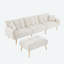 Canapé modulaire rembourré 2 pièces Magréb-992485612