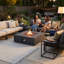 Square Propane Outdoor Fireplace