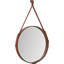 Round Leather Mirror-109789601