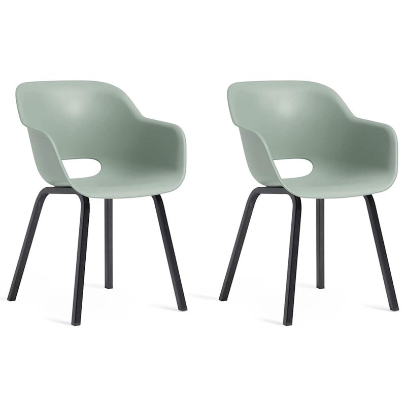 Patio Dining Side Chair, Green