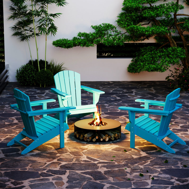 Chaise d'extérieur polyvalente en PEHD avec porte-gobelet pour une détente ultime