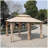 13X10 Outdoor Patio Gazebo Canopy Tent With Ventilated Double Roof And Mosquito Net(Detachable Mesh Screen On All Sides),Suitable For Lawn, Garden, Backyard And Deck-113577980