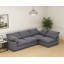 Canapé modulaire en chenille avec coussin moelleux