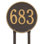 1-Line Lawn Address Sign
