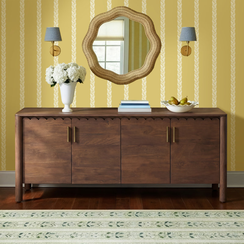 Lola 67.75'' Solid Wood Sideboard