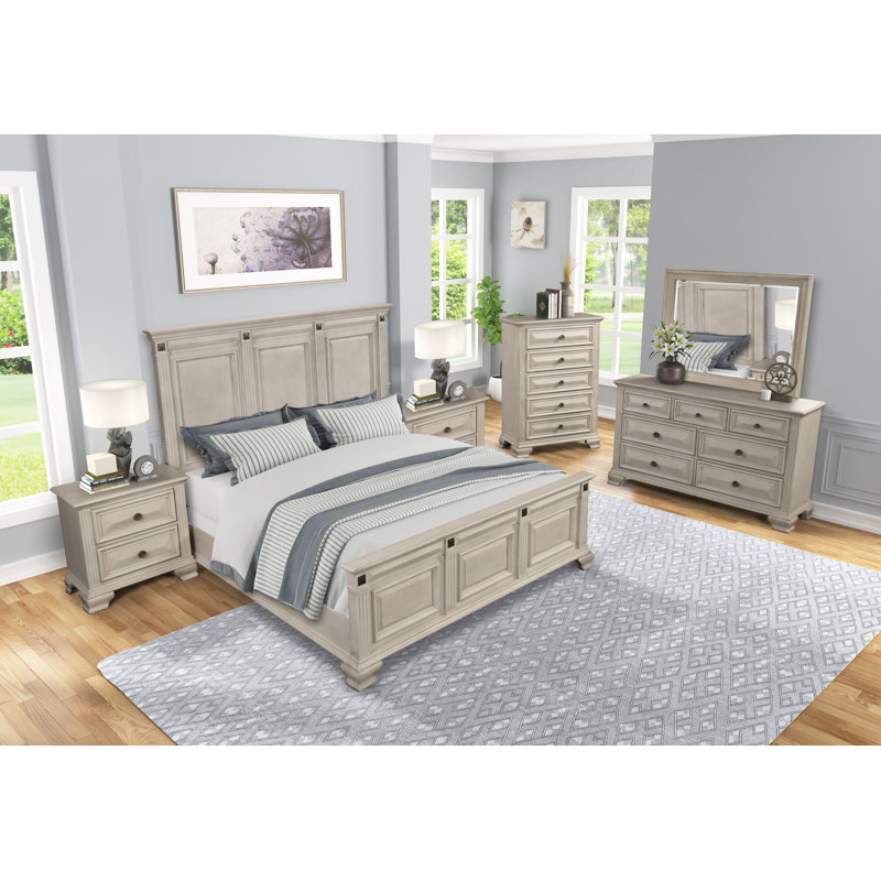 Ensemble de chambre standard 6 pièces Québec, Très grand, Parchemin vieilli