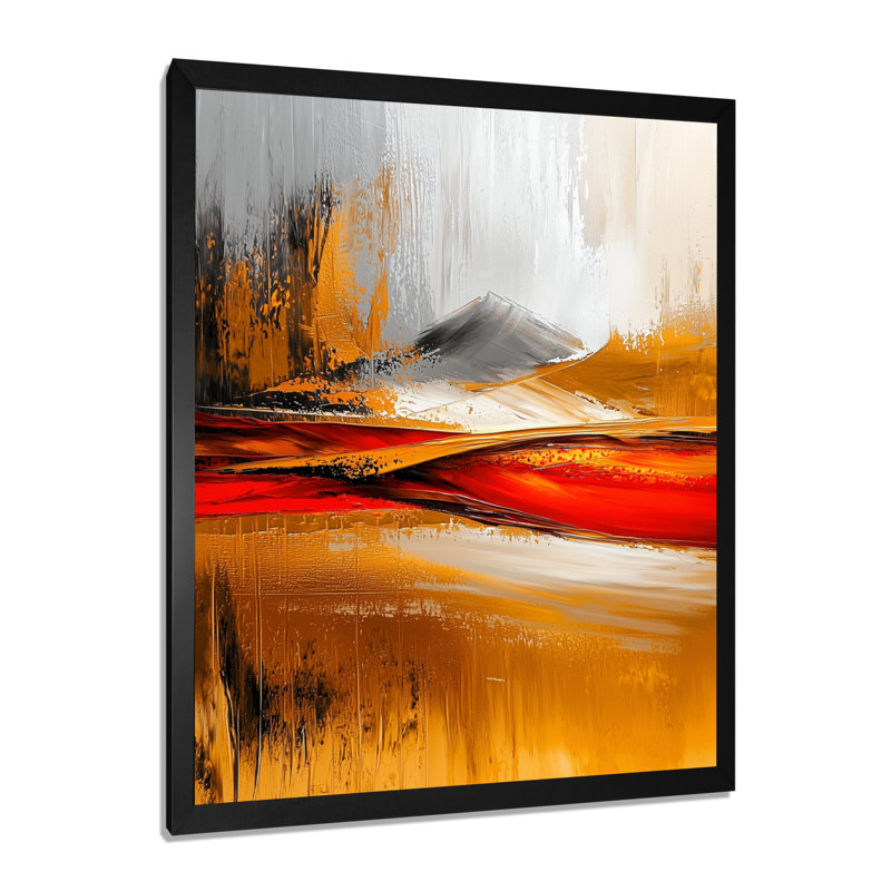Nycolas - Landscapes Wall Decor, Black, 20" H x 12" W, Reproduction encadrée d'une seule photo