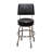 Retro Home Single Ring Upholstered Swivel Bar & Counter Stool with Back-48367128-18734015