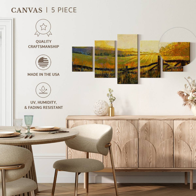 Country Meadow, 24" H x 55" W