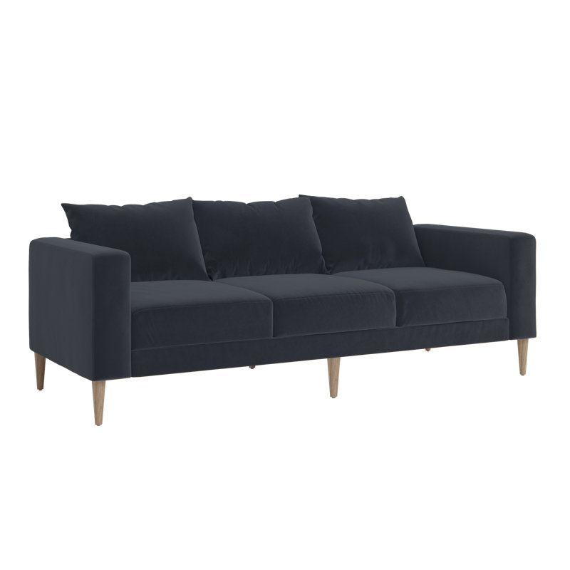Canapé Essential, Ash Recycled Velvet, Naturel