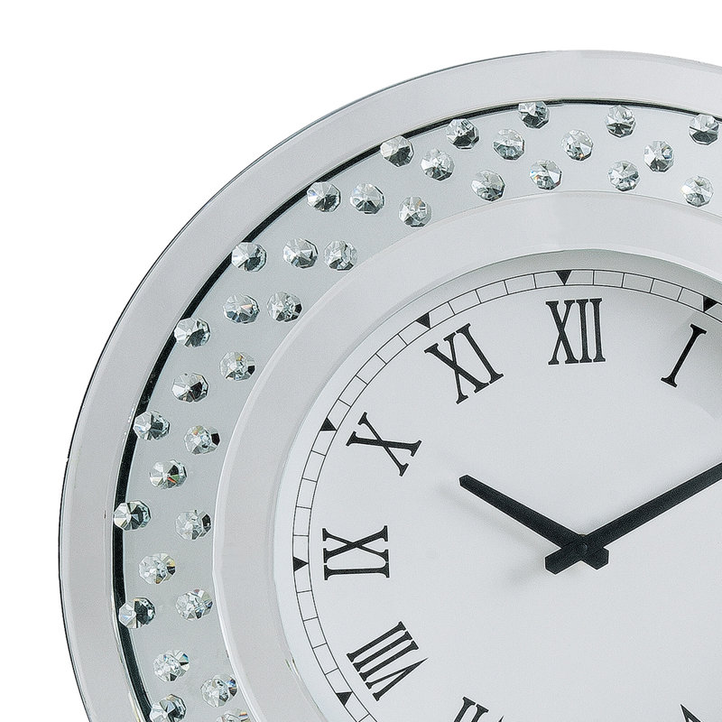 Horloge murale à miroir Kabrina