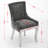 Liora Modern Glam Chenille Upholstered Dining Chairs with Gold-Plated Legs and Seamless Contour Design-115762698