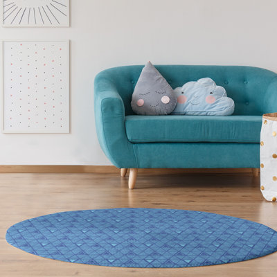 Chenille Geometric Indoor Rug