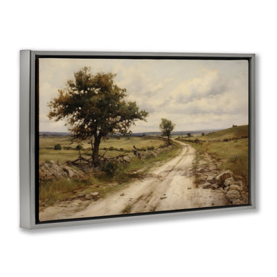 «Road To Nowhere», toile encadrée par Petal Prints Design