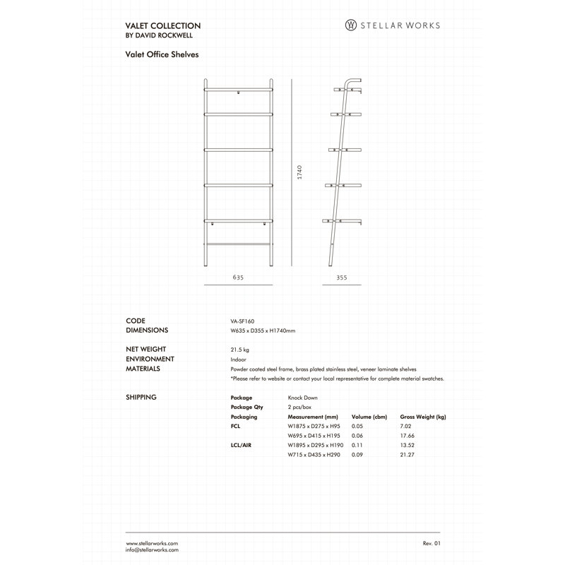 Valet Office Shelves
