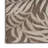 Almer Floral Power Loomed Polypropylene Indoor / Outdoor Area Rug in Brown/Ivory-1489915209