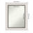 Ellie Non-Beveled Framed Wall Mirror-118340775-120328080