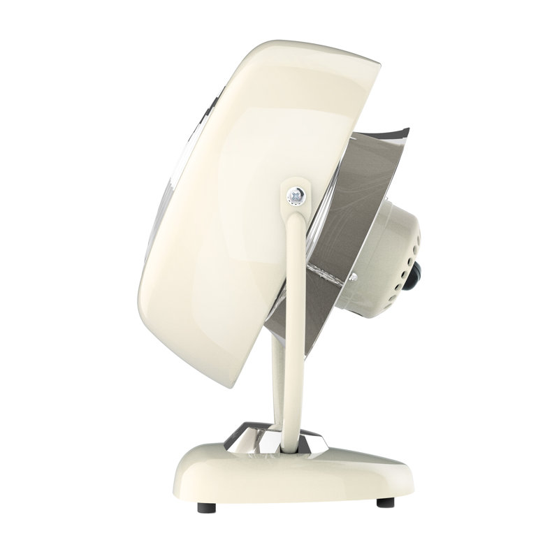 Timeless Vornado VFAN Vintage Whole Room Air Circulator Floor Fan, Vintage White