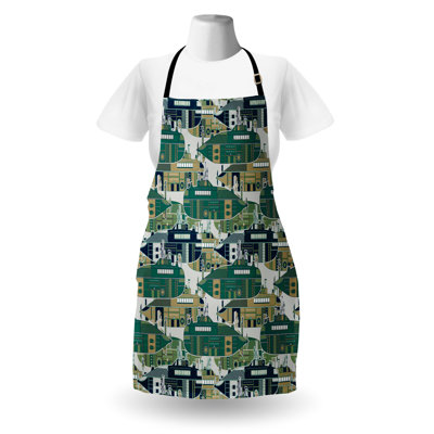 Abstract Bib Apron