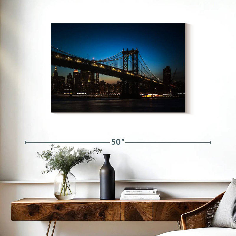 Lilie romantique Manhattan Bridge, H 24 po x l 36 po