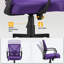Chaise de bureau en filet Lundys-2077040439