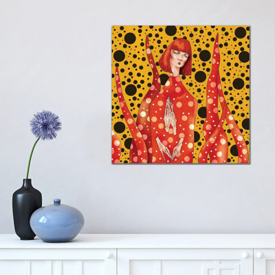 Yayoi Kusama by DEMÖ - Painting on Canvas