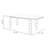 Modern White Rectangular Sintered Stone tabletop Dining Table-924797626