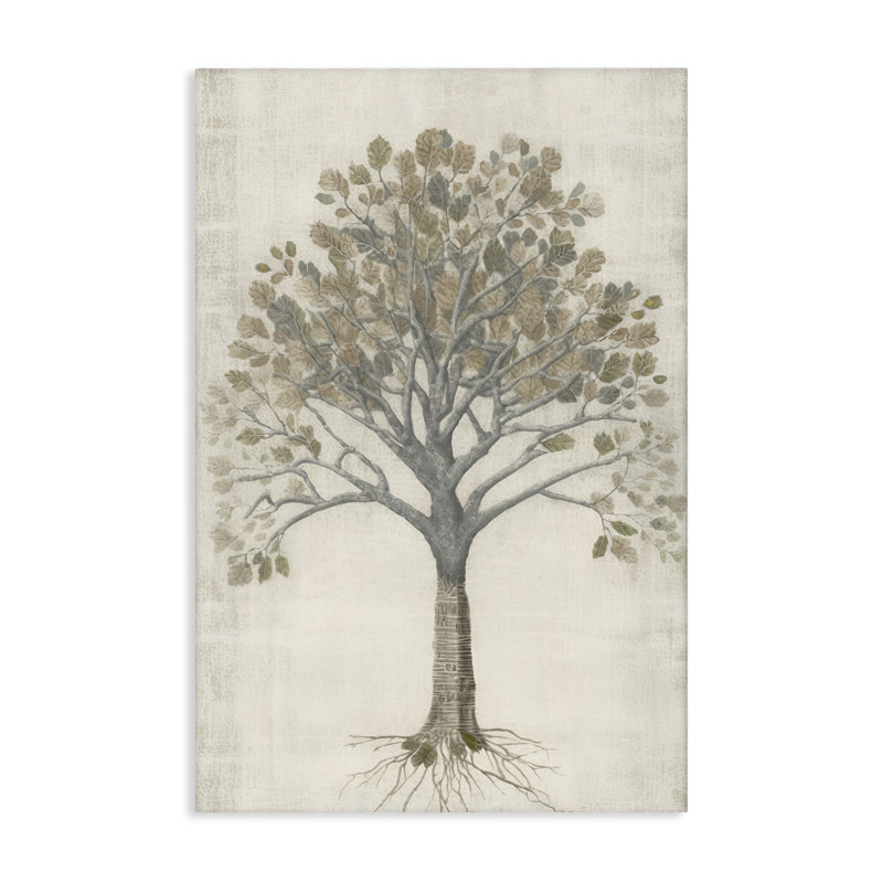 Art mural Wise Tree Impression par Petal Prints Design, H 24 po x l 16 po