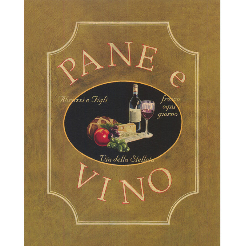 Pane E Vino Mini, 18" H x 14" W