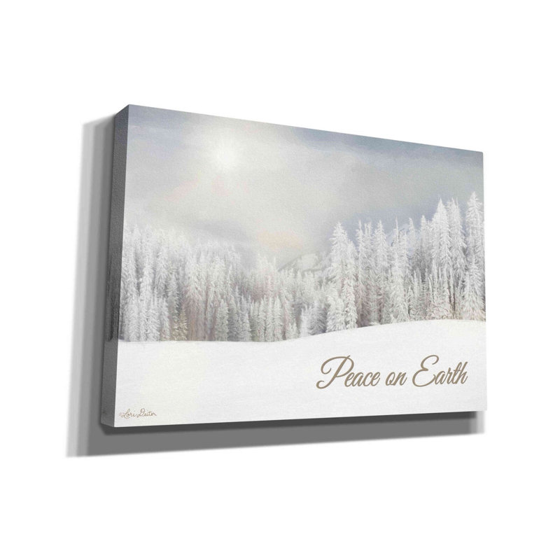 «Lava Mountain Snow Storm» par Lori Deiter, art mural sur toile, H 18 po x l 26 po x P 0,75 po