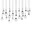 Quest 23 Light Crystal LED Multi-Light Pendant-149258943