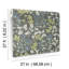 Mildred Charcoal Botanical Trail Wallpaper