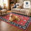 Tapis à motif floral lavable Fillender-106845985