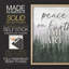«Peace on Earth», reproduction encadrée - bois massif-1835073467-1835073412