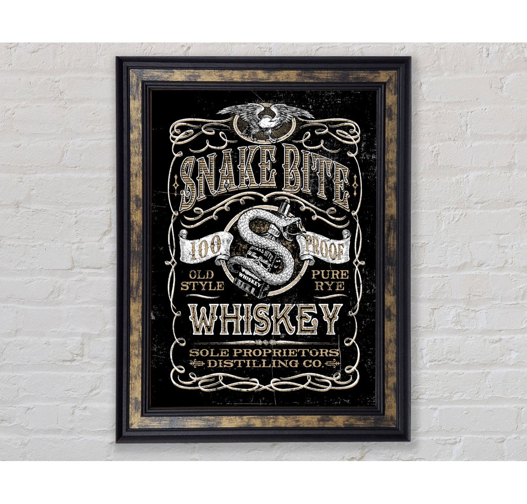 Poster Snake Bite Whiskey