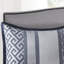 Édredon bleu marine élégant - 7 pièces comprenant un édredon, des taies décoratives, des coussins décoratifs et une jupe de lit pour une literie de luxe avec rembourrage