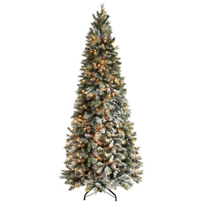 Lighted Artificial Spruce Christmas Tree