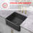 Single Bowl Fireclay Kitchen Sink-87495918-87495919