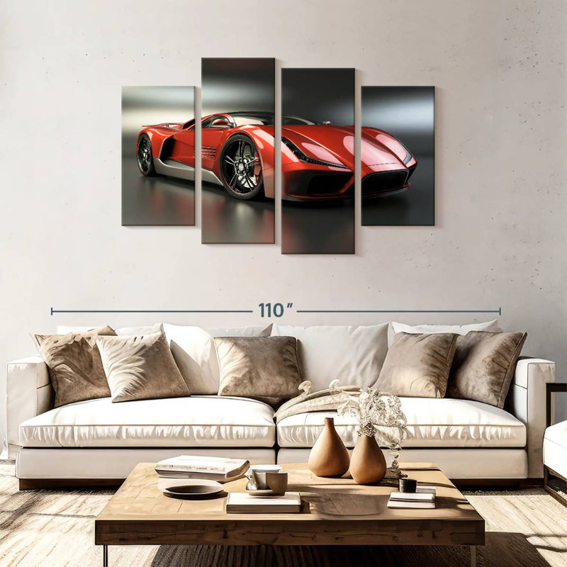 Voiture de sport de luxe Mehar, H 48 po x l 75 po
