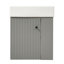 Meuble-lavabo gris flottant peu encombrant avec lavabo en céramique - Conception moderne pour les salles de bain compactes