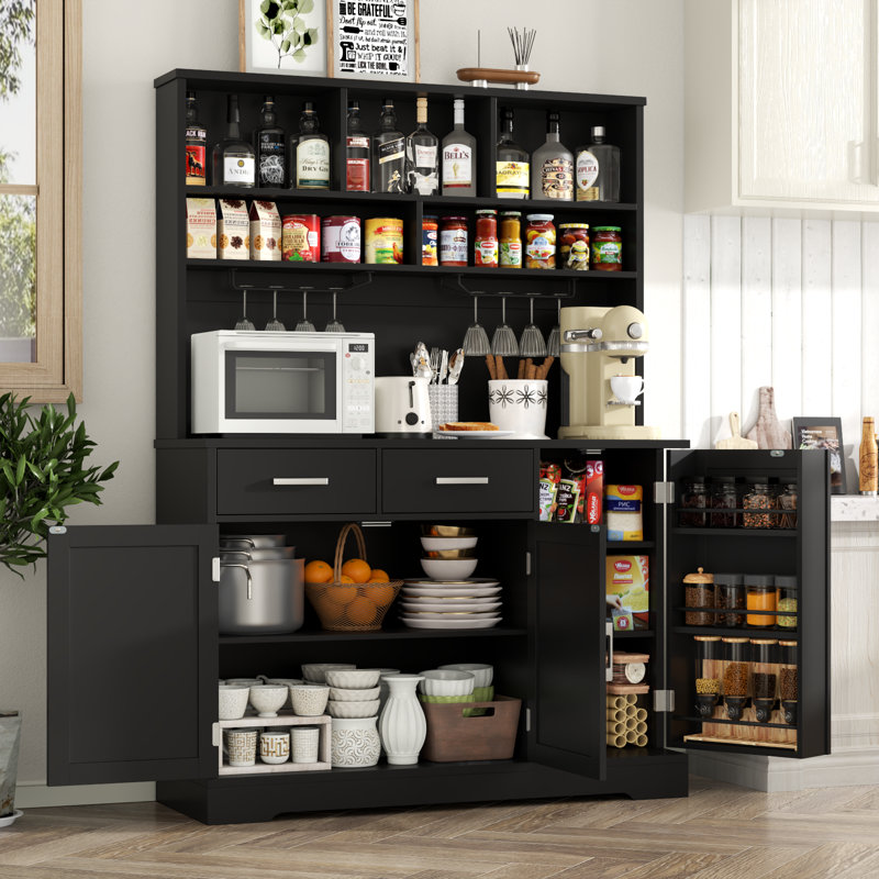 Armoire de rangement de cuisine avec 2 tiroirs
