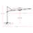 Gribble 136 " W Cantilever Umbrella with-279428923