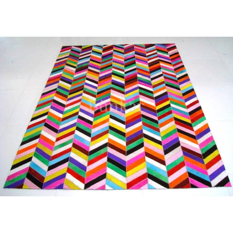 Fessler Handmade Cowhide Multicolour Rug
