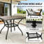 Table de jardin, table de salle à manger d'extérieur carrée (table seulement)