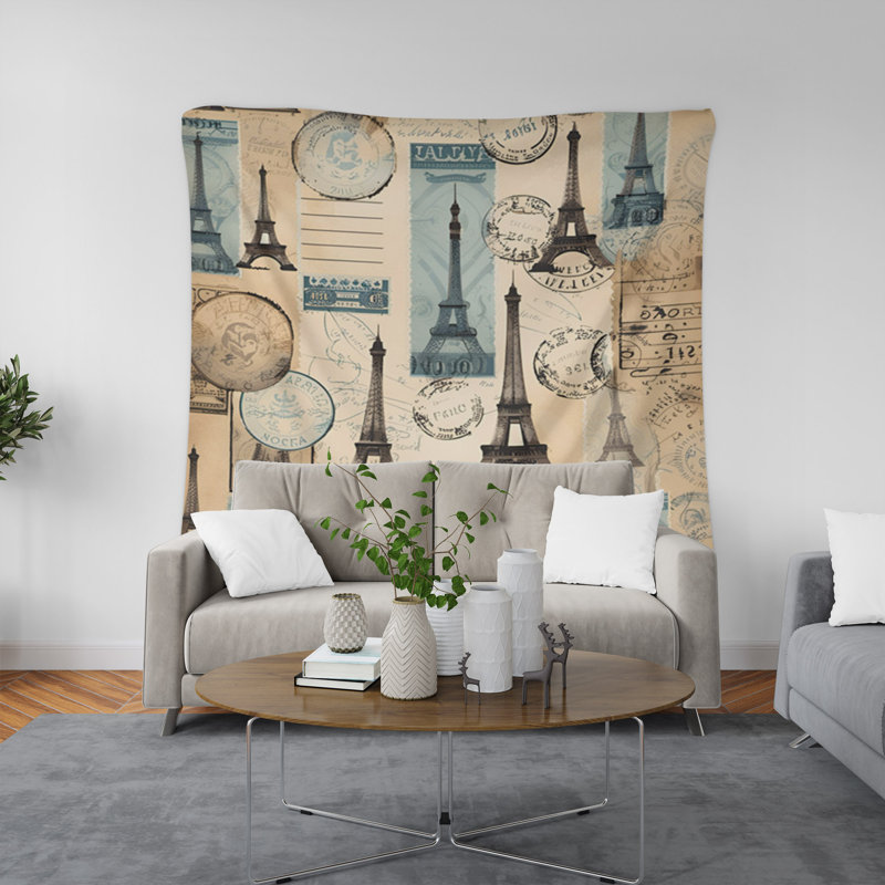 Tapisserie murale, H 60 po x l 51 po